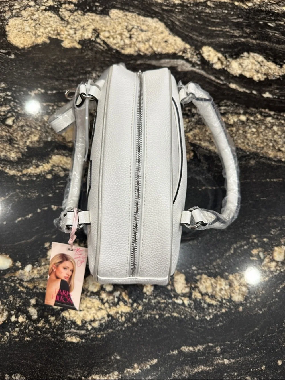 NWT Paris Hilton Bowler Bag - Picture 5 of 8